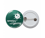 Spread Joy not Germs Pinback Button